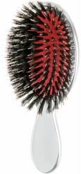 Janeke Hajkefe természetes sörtékkel kicsi, ezüst - Janeke Silver Hairbrush