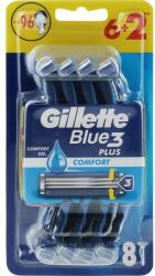 Gillette Eldobható borotva készlet, 6+2 db. - Gillette Blue 3 Comfort 8 db