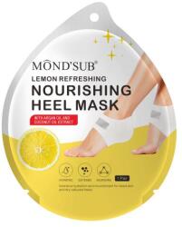 Mond'Sub Odżywcza maska do stóp - Mond'Sub Lemon Refreshing Nourishing Heel Mask 2 db