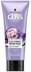 Schwarzkopf Helyreállító maszk - Gliss Kur Blonde Hair Perfector 2-In-1Purple Repair Mask 200 ml