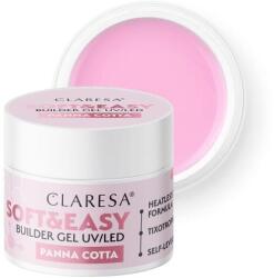 Claresa Modellező körömgél - Claresa Soft & Easy Builder Gel UV/LED Panna Cotta 90 g