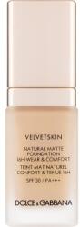 Dolce&Gabbana Alapozó - Dolce & Gabbana Velvetskin Natural Matte Foundation 330 - Almond