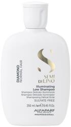 ALFAPARF Milano Sampon mikrokristályokkal - AlfaParf Semi Di Lino Diamond Illuminating Low Shampoo 250 ml