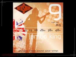 RotoSound JK9 Jumbo King foszforbronz Super Light 09-48