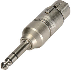 Neutrik NA3FP XLR mama - 6, 3 mm-es sztereó jack átalakító