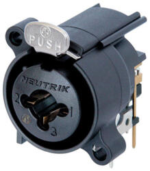 Neutrik NCJ10FI-S kombinált XLR aljzat + 6, 3-as TRS jack aljzat