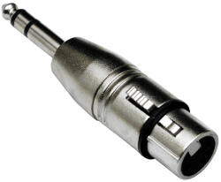 WorldMix EA-3F-P3 XLR mama - 6, 3 mm-es sztereó jack átalakító