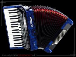 Hohner BRAVO III 72 BL basszus tangóharmónika