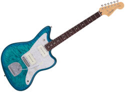 Fender 2024 Collection Made in Japan Hybrid II Jazzmaster RW Quilt Aquamarine