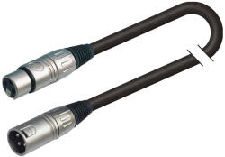 Soundsation BMCXX-5BK XLR papa-XLR mama mikrofonkábel - 5 méter