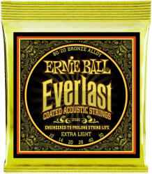 Ernie Ball 2560 Everlast Coated Bronze Extra Light Acoustic 10-50