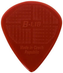 Janicek Picks D-Grip Jazz B Red 1.18 pengető