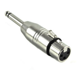 WorldMix EA-3F-P2 XLR mama - 6.3-as monó jack átalakító