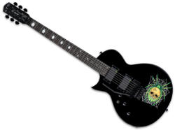 ESP KH-3 LH Black with Spider Graphic