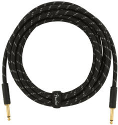 Fender Deluxe Series Black Tweed egyenes-egyenes jack hangszerkábel - 3 méter