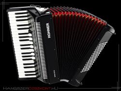 Hohner BRAVO III 96 BK basszus tangóharmónika