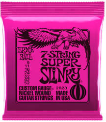 Ernie Ball 2623 7-String Super Slinky Nickel 09-52 (7-húros)