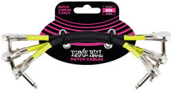 Ernie Ball 6059 lapos patch kábel - 15 centiméter - fekete