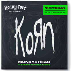 Dunlop KRHCN10657 Heavy Core Korn 10-65 7-húros
