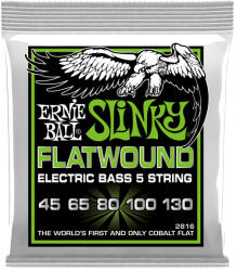 Ernie Ball 2816 5 String regular Slinky Flatwound 45-130 (5 húros)