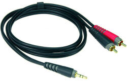 KLOTZ AY7-0300 - 1x3, 5 sztereó mini jack - 2xRCA Y-kábel - 3 méter