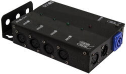 Involight DMXS4 4-utas DMX-512 protokollt támogató splitter / repeater