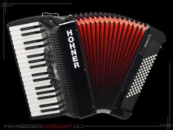 Hohner BRAVO III 72 BK basszus tangóharmónika