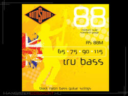 RotoSound RS88LD Tru Bass Black Nylon Long Scale 65-115