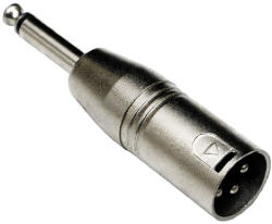WorldMix EA-3M-P2 XLR papa - 6, 3 mm-es monó jack átalakító