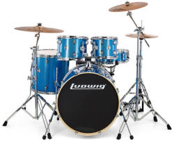 Ludwig LCEE20023 Element Evolution Fuse Set Blue Sparkle akusztikus dobszett