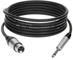 Hangszerdiszkont Klotz - Neutrik prémium XLR mama-6, 3 mono Jack mikrofonkábel - 1 méter