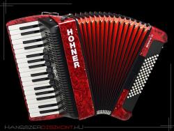 Hohner BRAVO III 72 RD basszus tangóharmónika