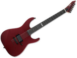 ESP E-II M-I Thru NT Deep Candy Apple Red Satin