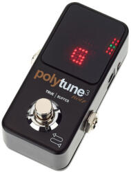 TC-Electronic PolyTune 3 Noir polifónikus hangolópedál