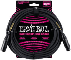 Ernie Ball 6073 mikrofonkábel - 7, 5 méter - fekete