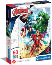 Clementoni Marvel Avengers Supercolor puzzle 60 bucăți - Clementoni (26112) Puzzle
