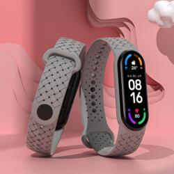 Xiaomi Mi Band 5/6/7 okoskarkötő braid szilikon pótszíj
