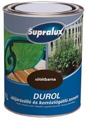 Supralux Durol időjárásálló zománc sötétbarna 1 L (5164191)