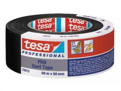 TESA TAPE Tesa 074613-02 Erős Szövetszalag, Duct Tape pro Fekete 50m/50mm (74613-00002-15)