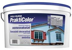 POLI FARBE Prakticolor vakolat gördülő 2mm fehér 25kg (21491)