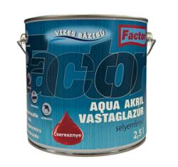 Festék Bázis Factor aqua vastaglazúr sf. cseresznye 2, 5 L (967)