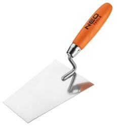 Neo 50-142 kőműveskanál szögletes, berni, 160mm, fa markolat (50-142)