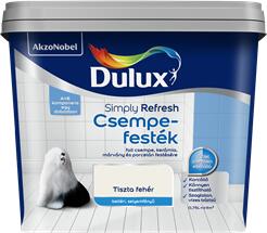 Dulux Simply Refresh Csempefesték 0, 75 L tiszta fehér (5329151)