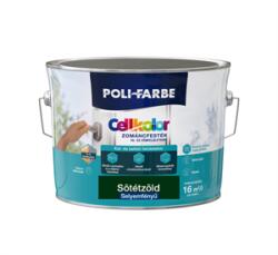 POLI-FARBE Cellkolor selyemfényű zománcfesték sötétzöld 5 L (2030104020)