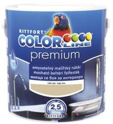 Kittfort Prahasro Colorline Prémium színes beltéri falfesték caffé latte 2, 5L KIFUTÓ (8595030527495)