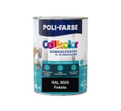 POLI-FARBE Cellkolor mf. zománc Fekete RAL 9005 0, 8L (2030101036)