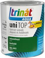Trilak Trinát Aqua Unitop selyemfényű RAL 6002 levélzöld 0, 75L (471534)