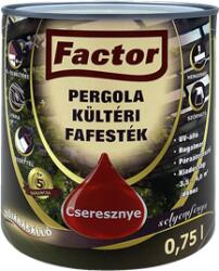 Festék Bázis Factor Pergola kültéri fafesték cseresznye 0, 75 L (267)