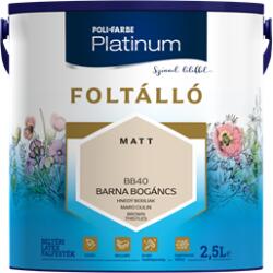 POLI FARBE Platinum Foltálló falfesték Barna bogáncs BB40 2, 5 L (1010107007)