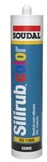 Soudal Silirub Color neutrális szilikon 300 ml RAL7016 antracit (105831)